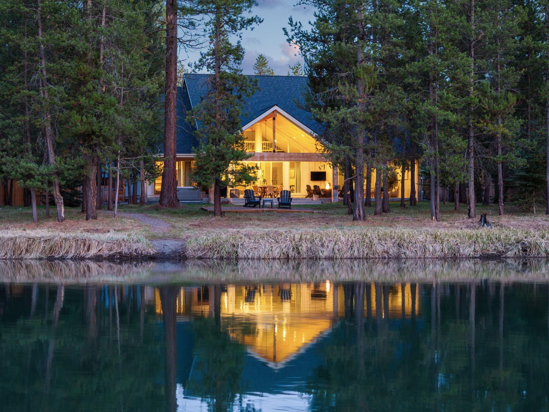 Taken from the Big Deschutes River view. Photo 1 of 46, 17181 Merganser Drive, Bend, OR 97707