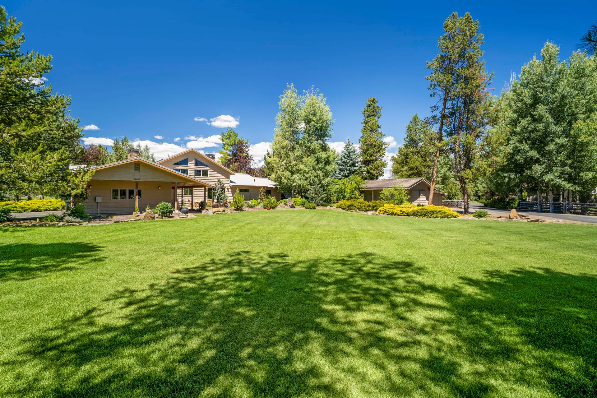 Front Lawn. Photo 4 of 55, 55635 Gatehouse Lane, Bend, OR 97707