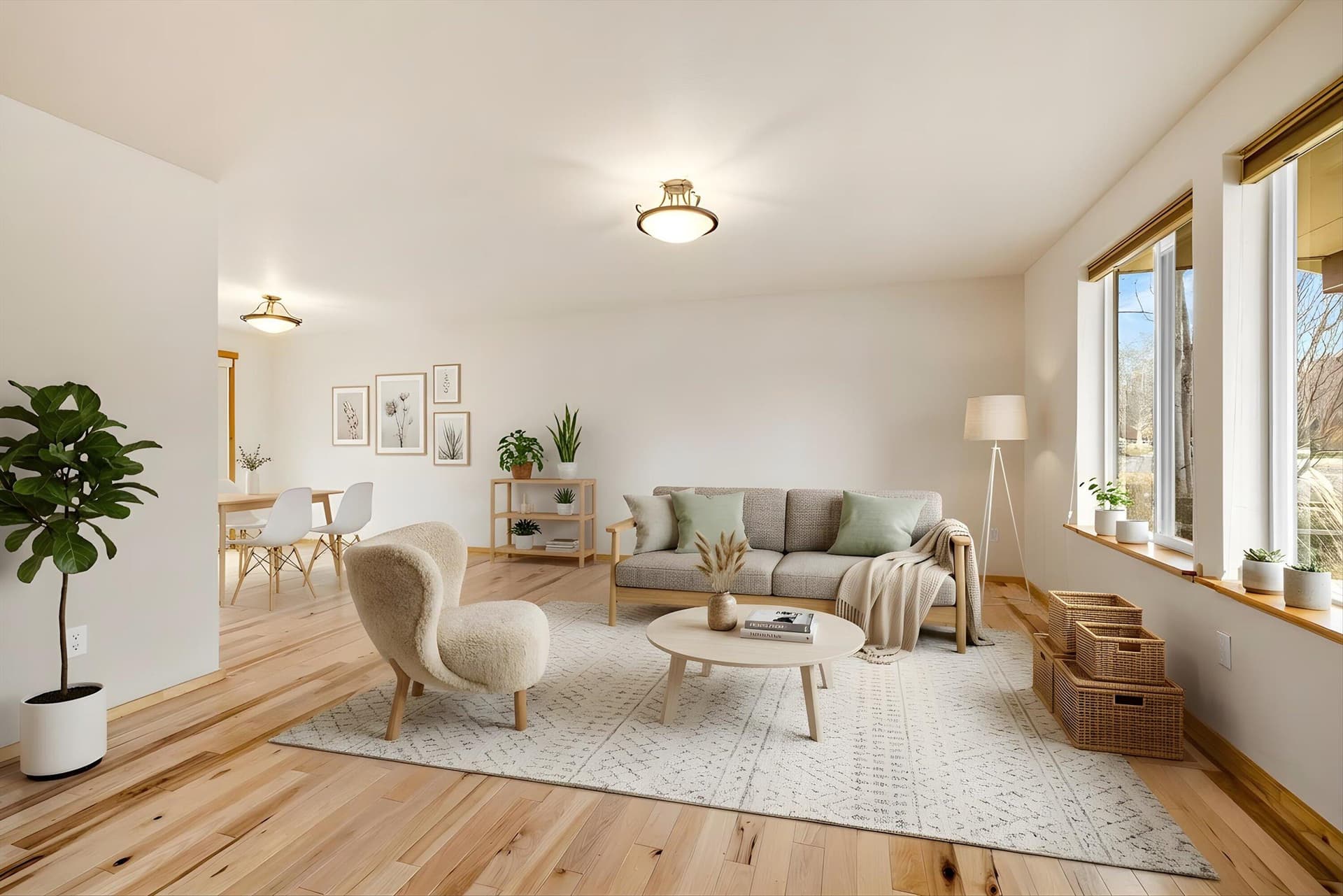 05-AI staged livingroom. Photo 5 of 56, 2980 NW Shevlin Meadow Drive, Bend, OR 97703