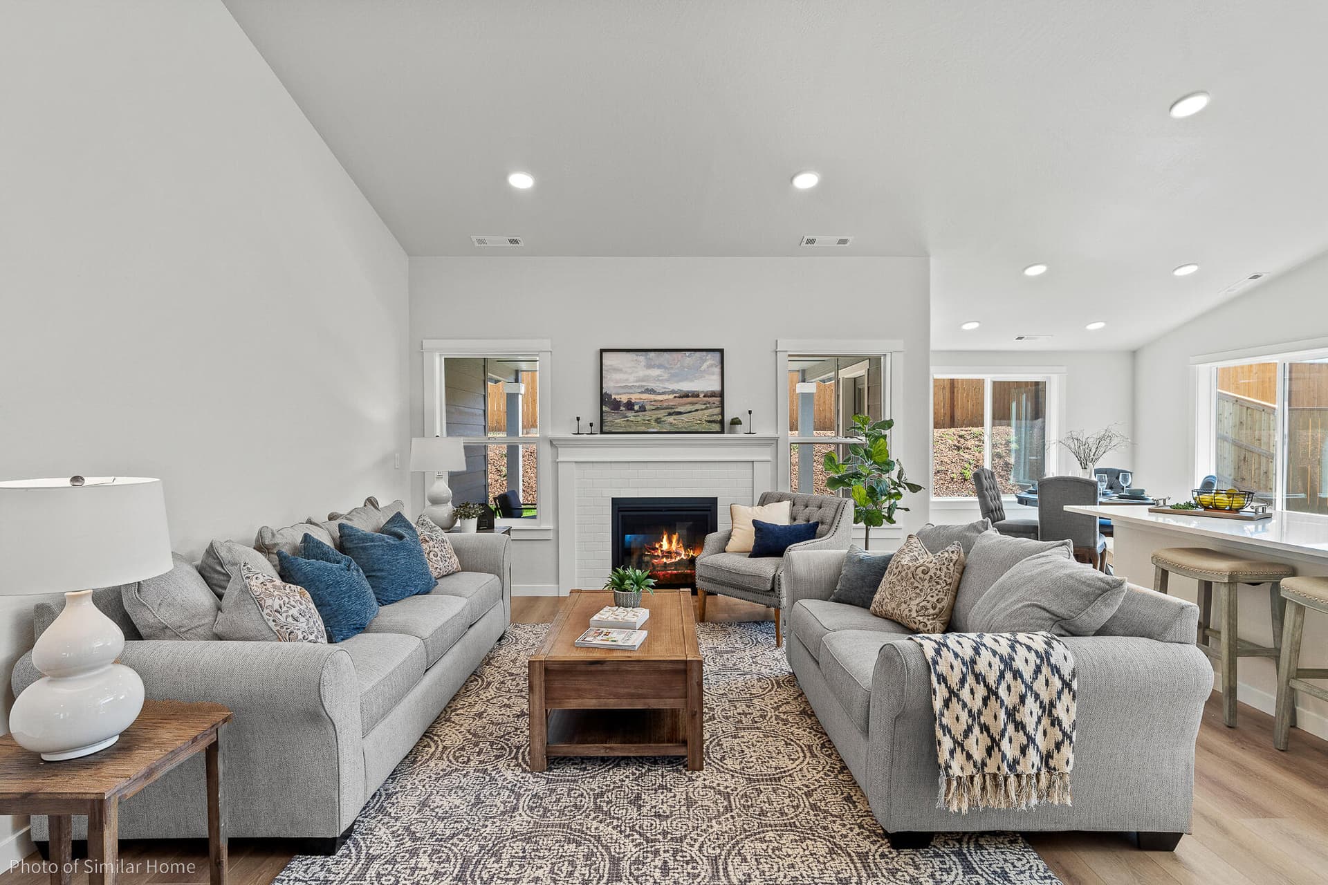 Pacific - Living Room 1. Photo 5 of 23, 3099 Mt. Thielsen Drive Unit 66, Medford, OR 97504