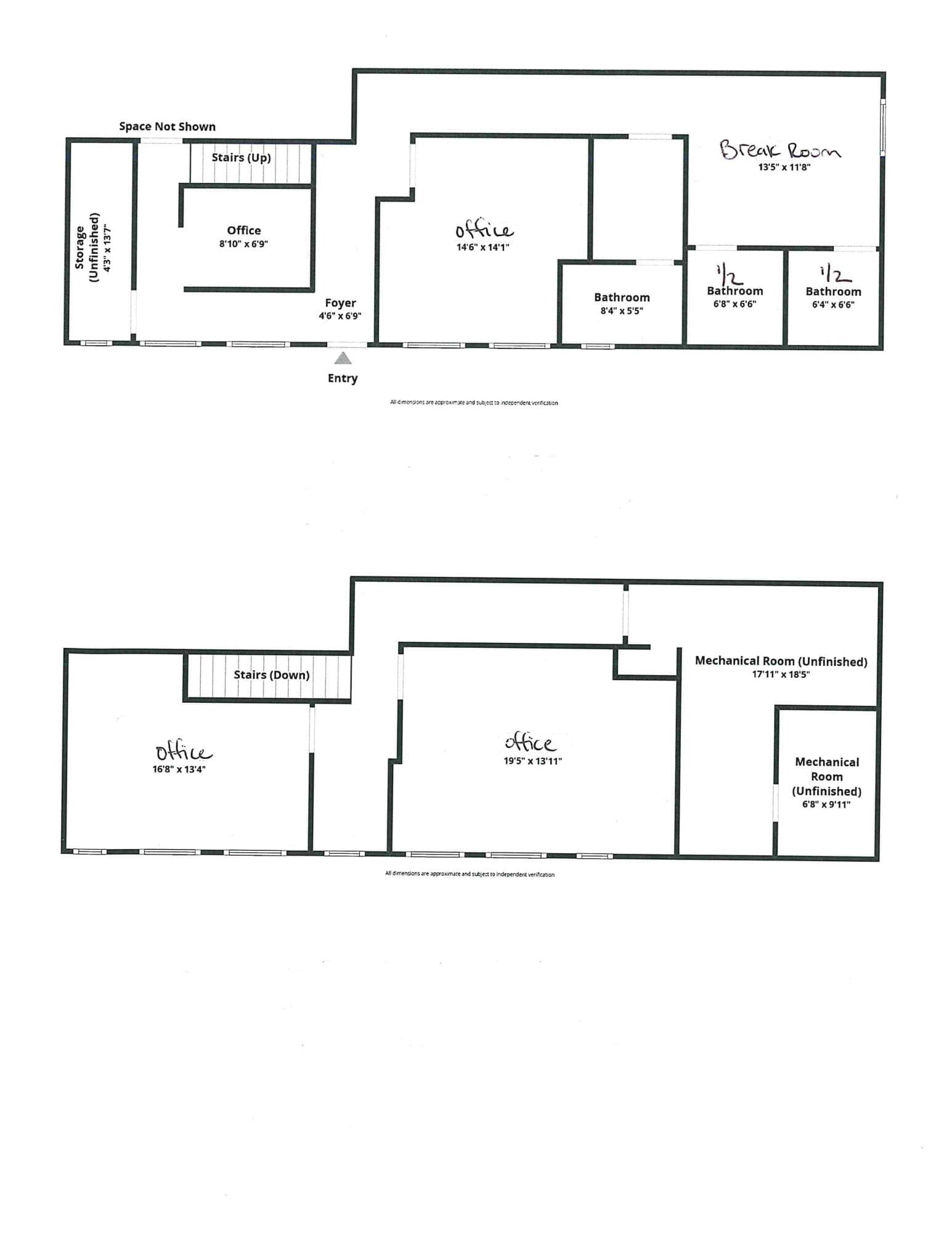Office Floor Plan 839 S. Canyon Blvd, JD. Photo 4 of 36, 839 S Canyon Boulevard, John Day, OR 97845