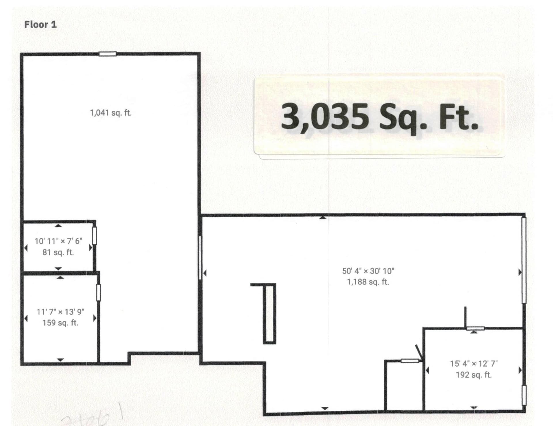 Floor Plan 3,035 Sq Ft. Photo 2 of 24, 1141 SE Centennial Court Unit B & D, Bend, OR 97702