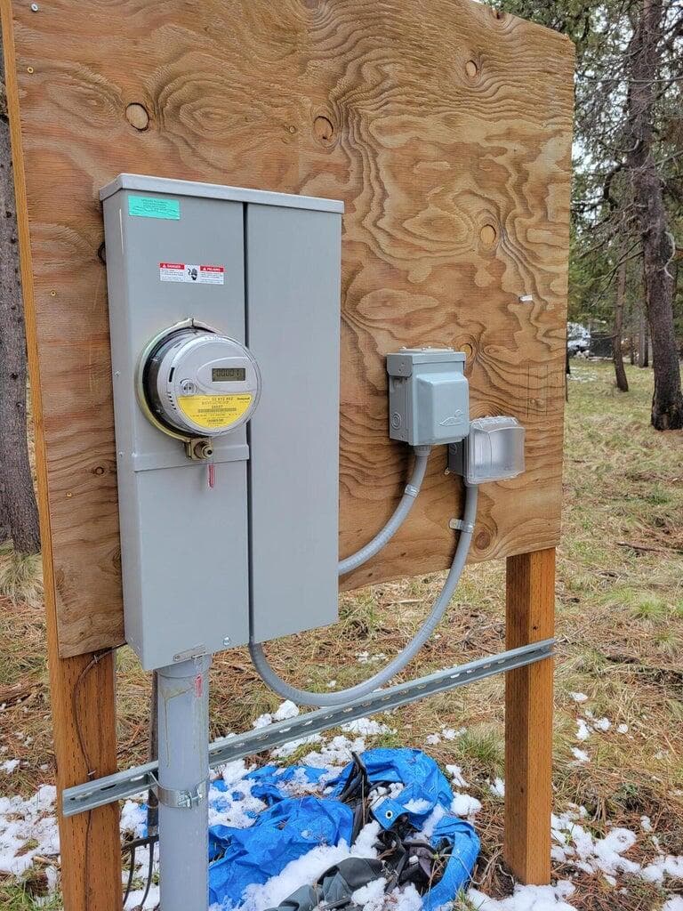 Power hook up. Photo 4 of 11, 55540 Big River Drive, Bend, OR 97707