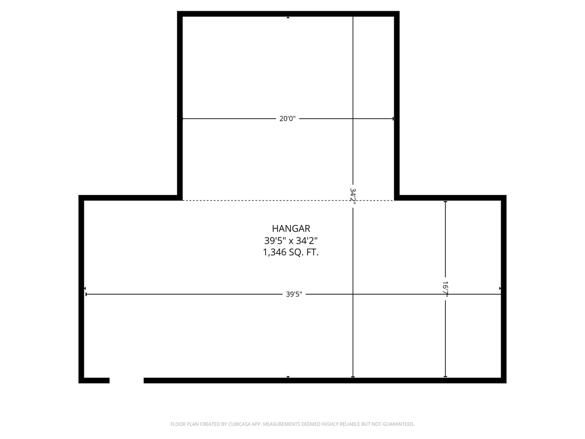 1-2D Floor Plan for 57113 River Road Sui. Photo 4 of 19, 0 Camp Abbot Hangar Unit C4, Sunriver, OR 97707