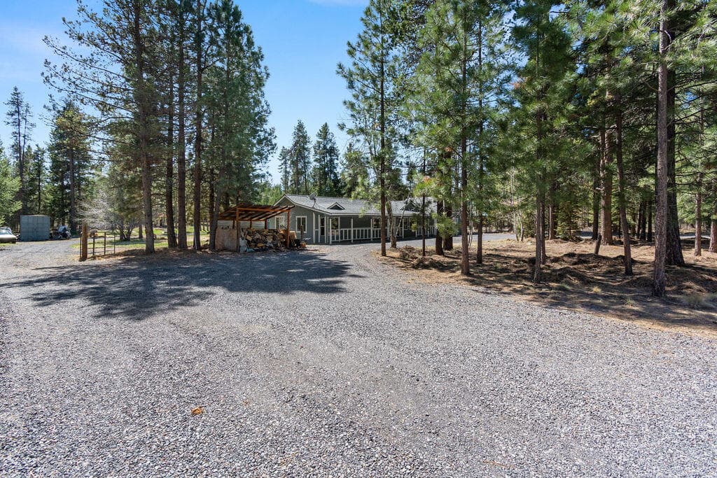 Front of home. Photo 5 of 43, 15931 Mt View Lane, La Pine, OR 97739