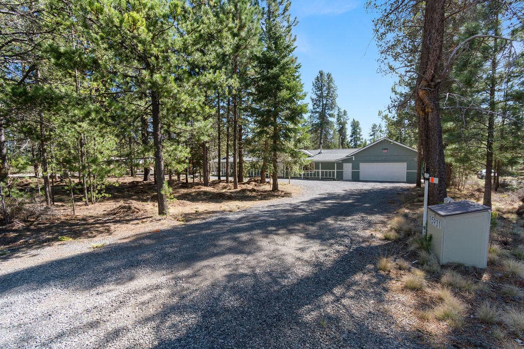 Front of home. Photo 3 of 43, 15931 Mt View Lane, La Pine, OR 97739
