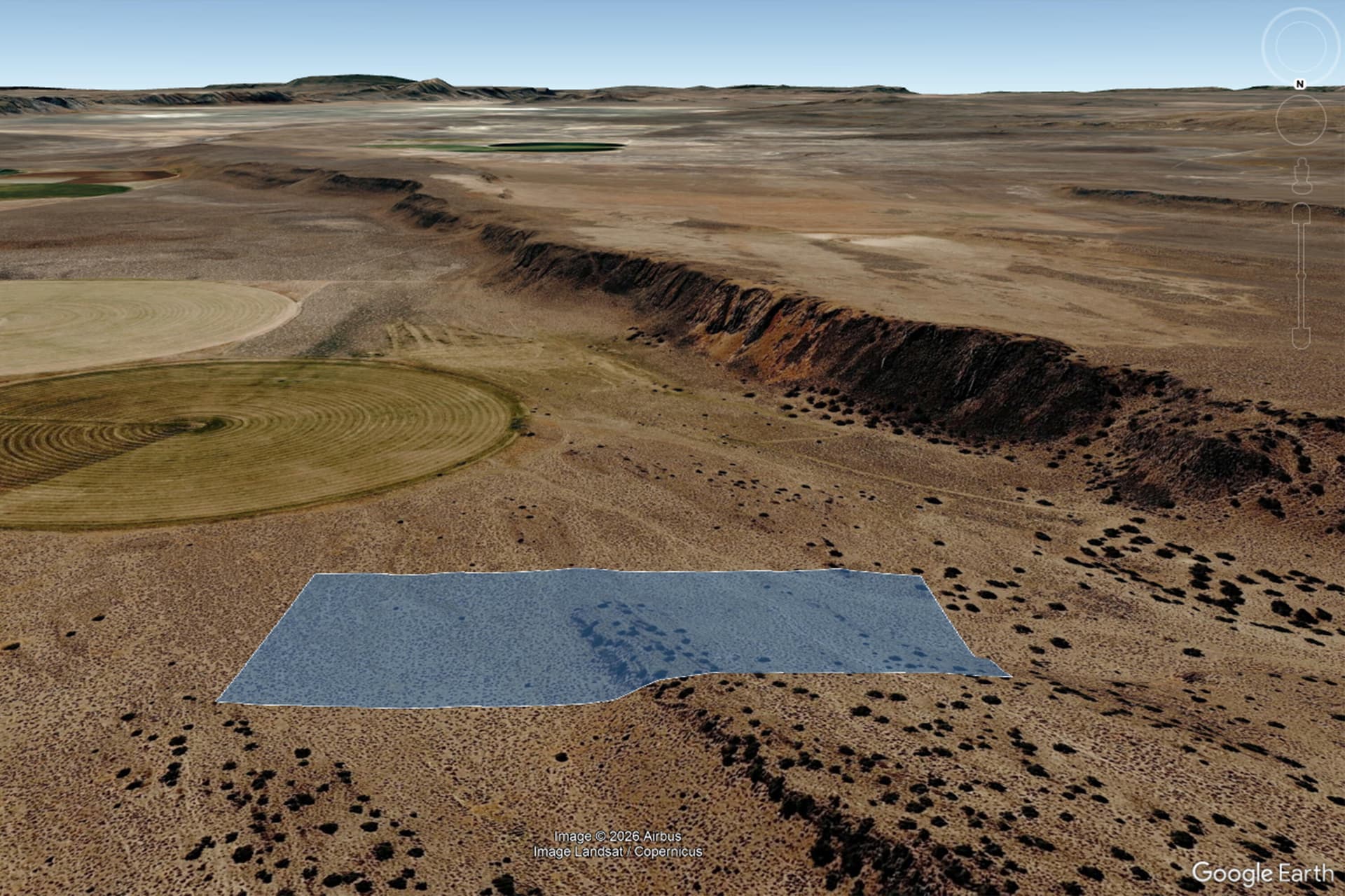 Aerial Looking South. Photo 5 of 15, 0 Butte Valley Road, Christmas Valley, OR 97641