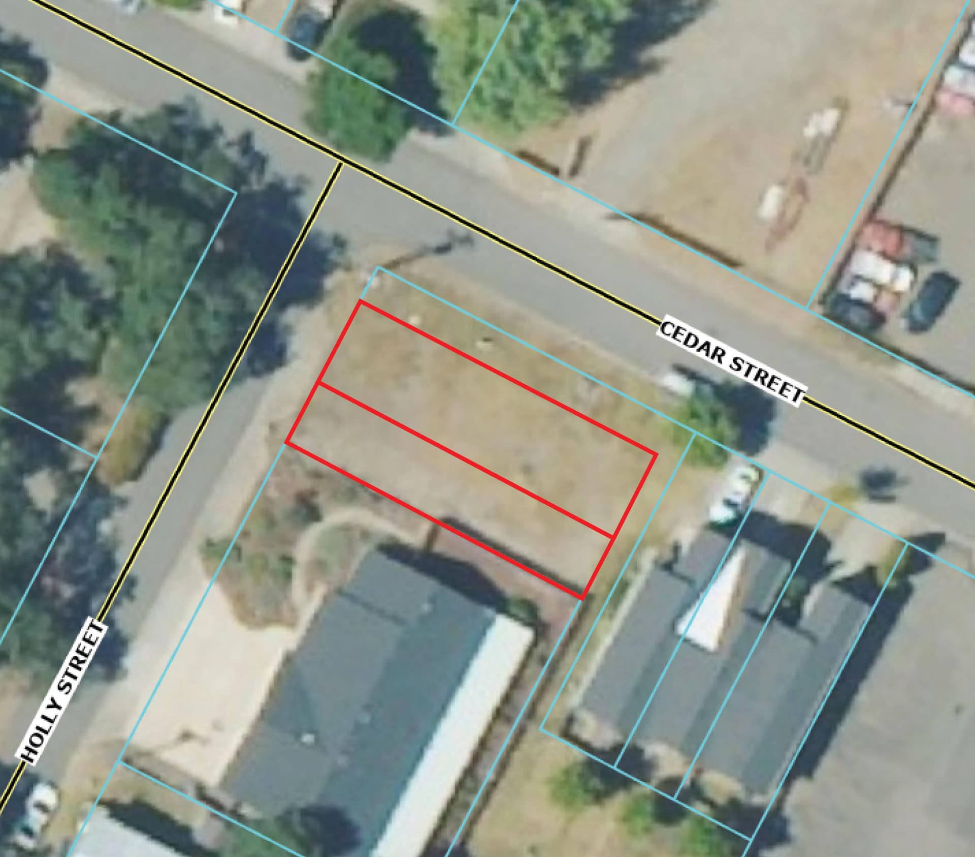 Aerial. Photo 2 of 4, Cedar Street, Shady Cove, OR 97539