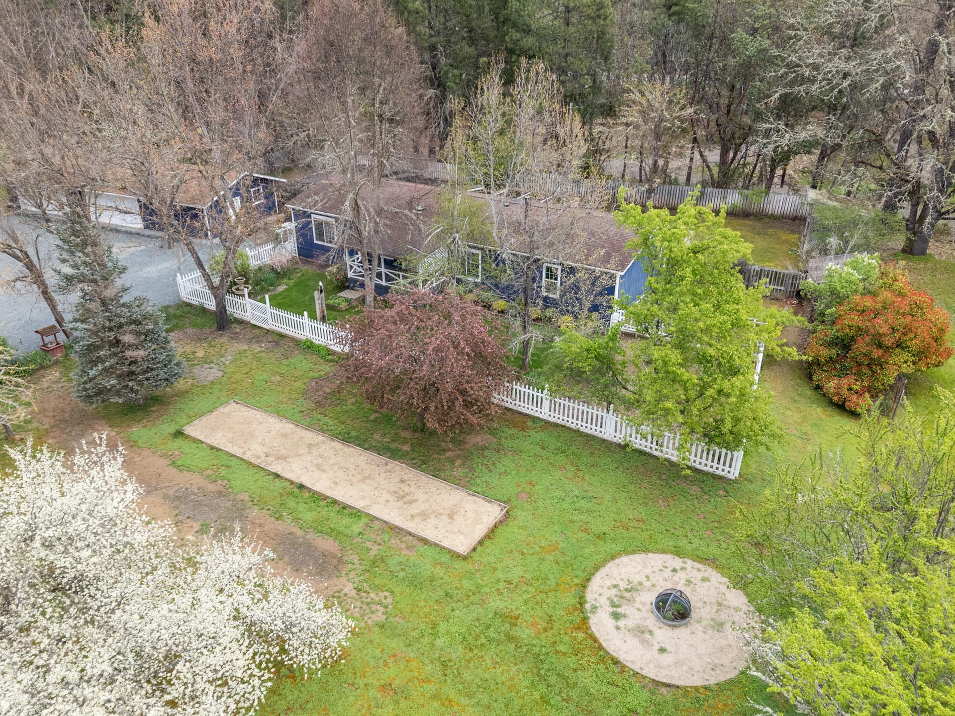 Aerial Front Exterior. Photo 3 of 38, 315 Queens Branch Road, Rogue River, OR 97537