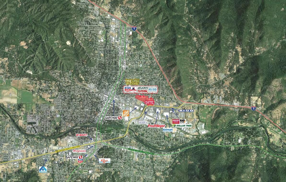aerial 1. Photo 3 of 3, 959 NE D Street Unit 937A, Grants Pass, OR 97526