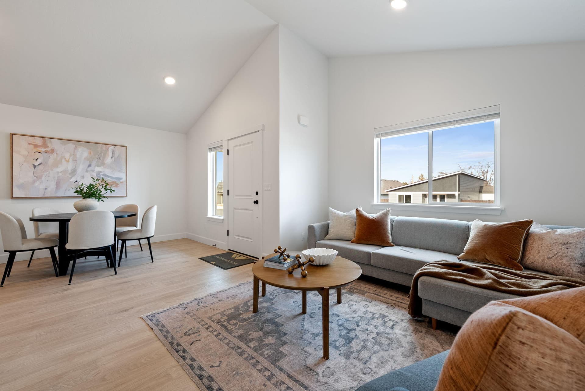 Vaulted ceilings. Photo 4 of 29, 4085 SW Pumice Avenue Unit 98, Redmond, OR 97756