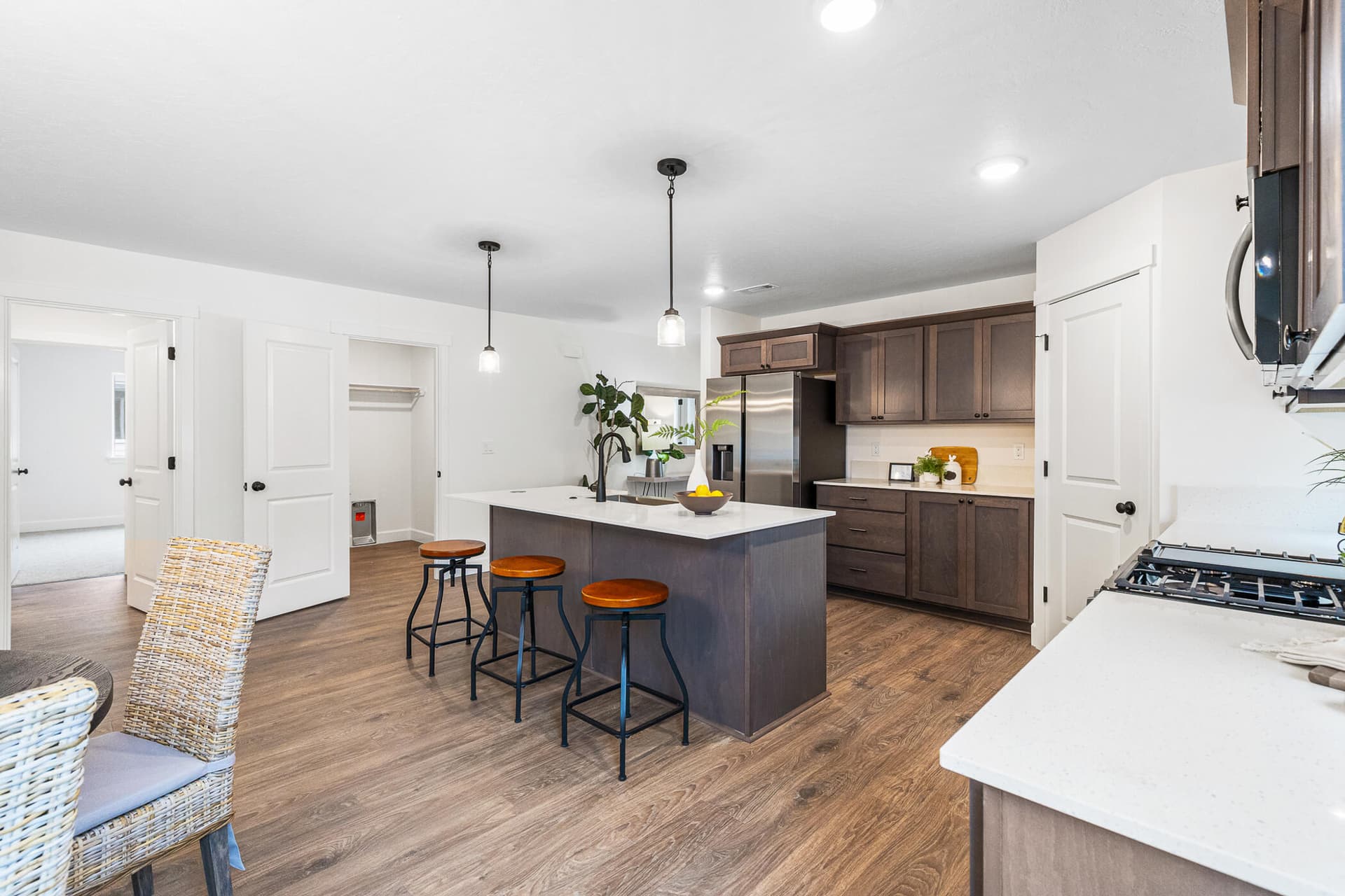 Kitchen with large Pantry. Photo 4 of 18, 843 NE Discovery Loop Unit Lot 169, Prineville, OR 97754