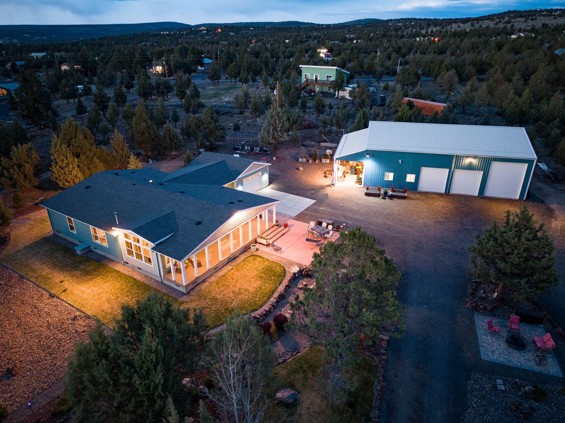 4590 SE Wampum Rd aerial_0225. Photo 5 of 82, 4590 SE Wampum Road, Prineville, OR 97754