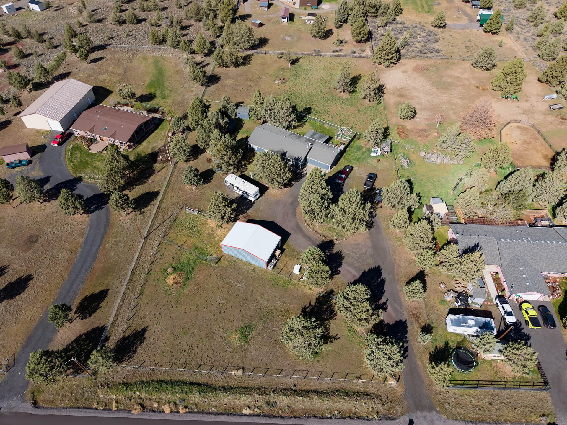 5128 SE Sioix loop aerial_0100. Photo 3 of 37, 5128 SE Sioux Loop, Prineville, OR 97754