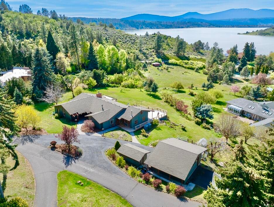 Aerial View. Photo 2 of 60, 1662 Cove Point Road, Klamath Falls, OR 97601
