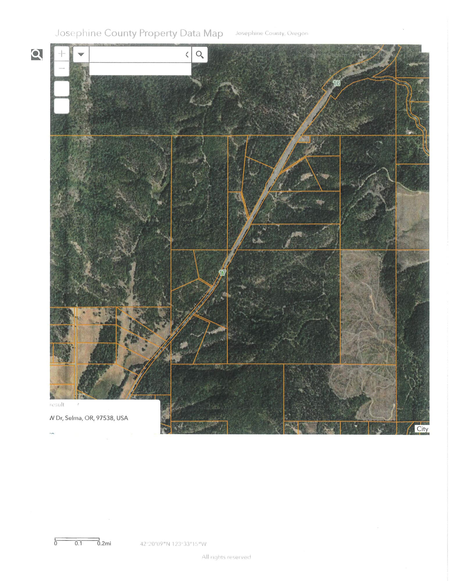redwoodmap1-02-01. Photo 2 of 9, Redwood Highway Unit 201, Selma, OR 97538