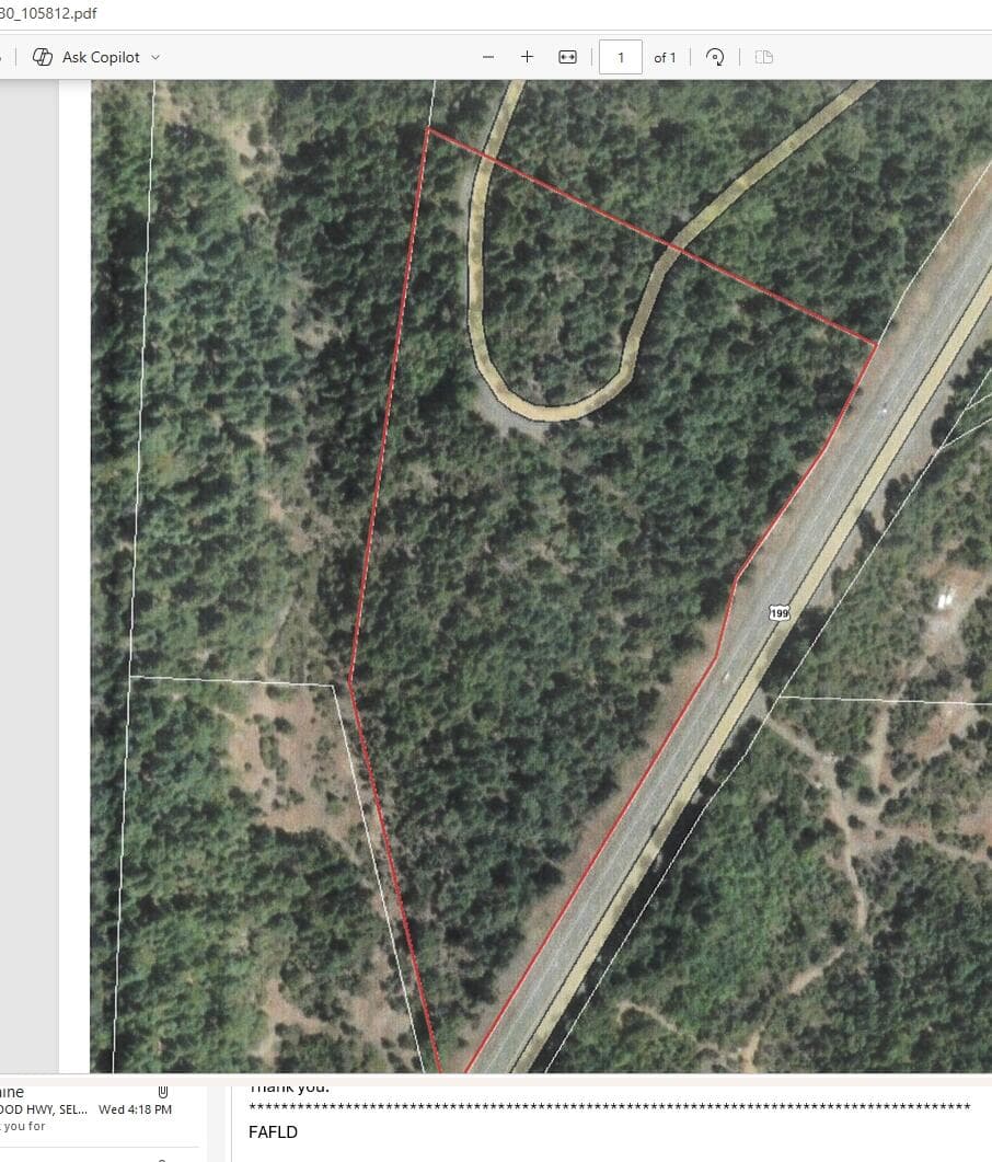 Redwood Hwy TL 203 aerial. Photo 2 of 5, Redwood Highway Unit TL 203, Selma, OR 97538