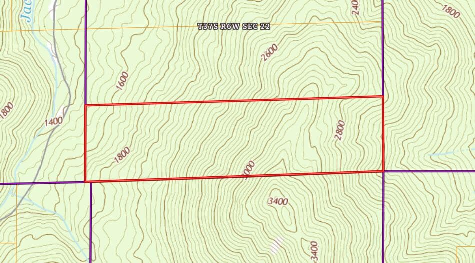 CTIronMt160Topo. Photo 2 of 3, 0 Jackson Creek Road, Grants Pass, OR 97527