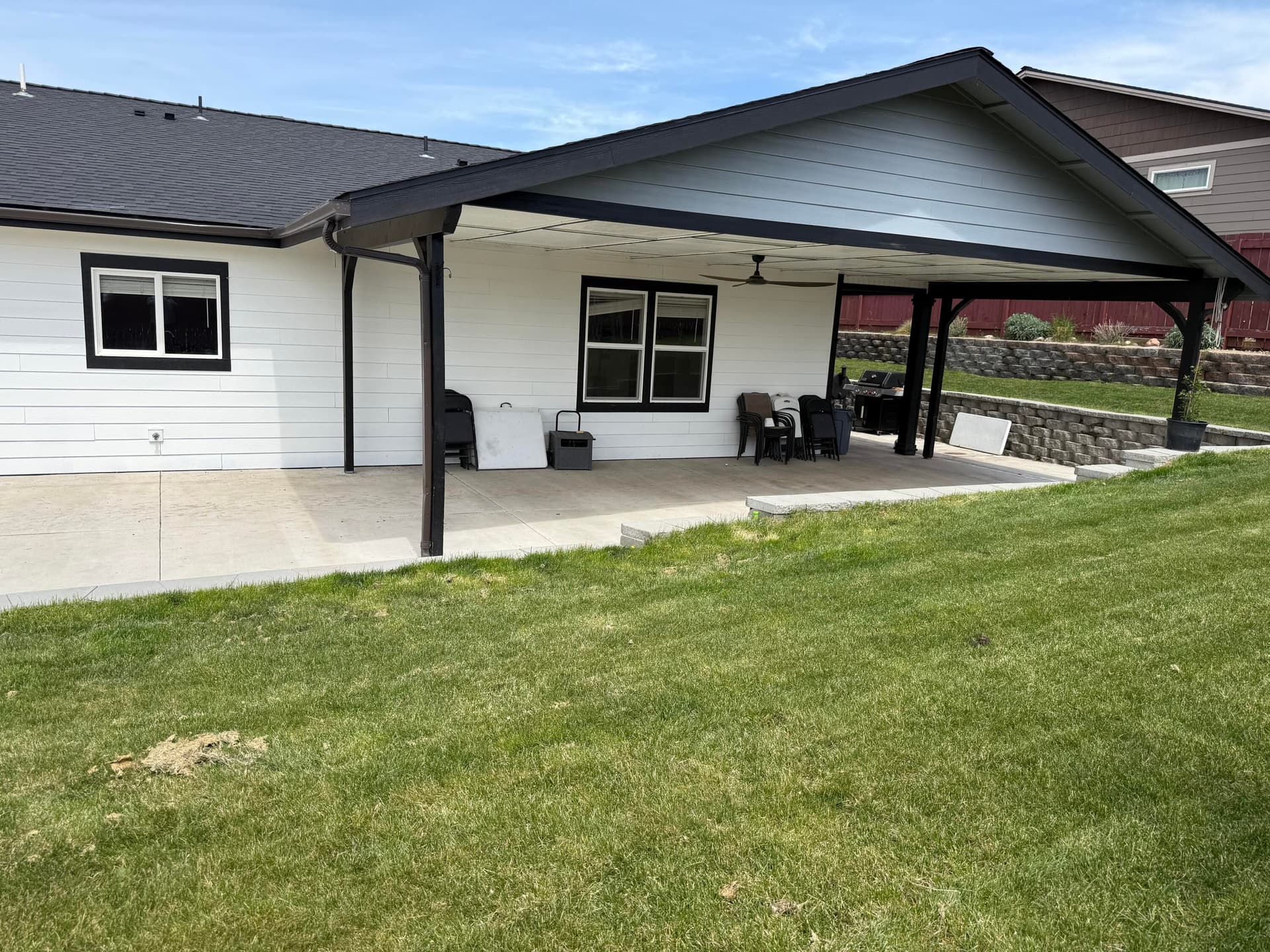 Back Patio. Photo 4 of 20, 977 SE Strawberry Lane, Madras, OR 97741