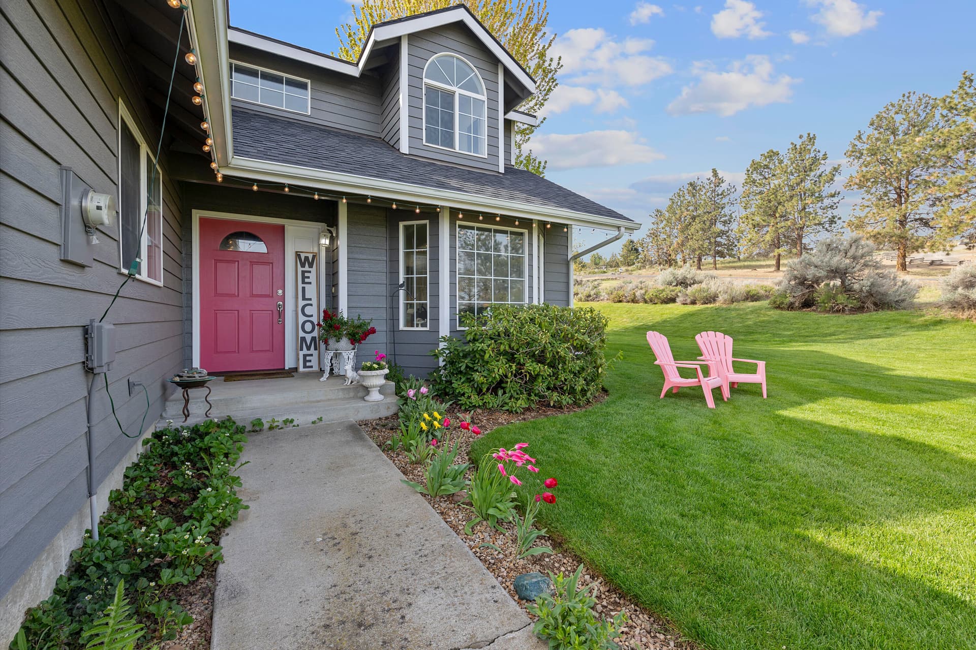 Front door. Photo 4 of 46, 2045 NE Camas Lane, Madras, OR 97741