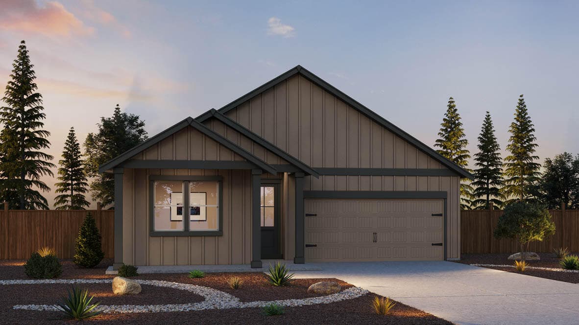 WR35_Ele D_CS 28_Dusk. Photo 1 of 2, 21816 SE Stromboli Court, Bend, OR 97702