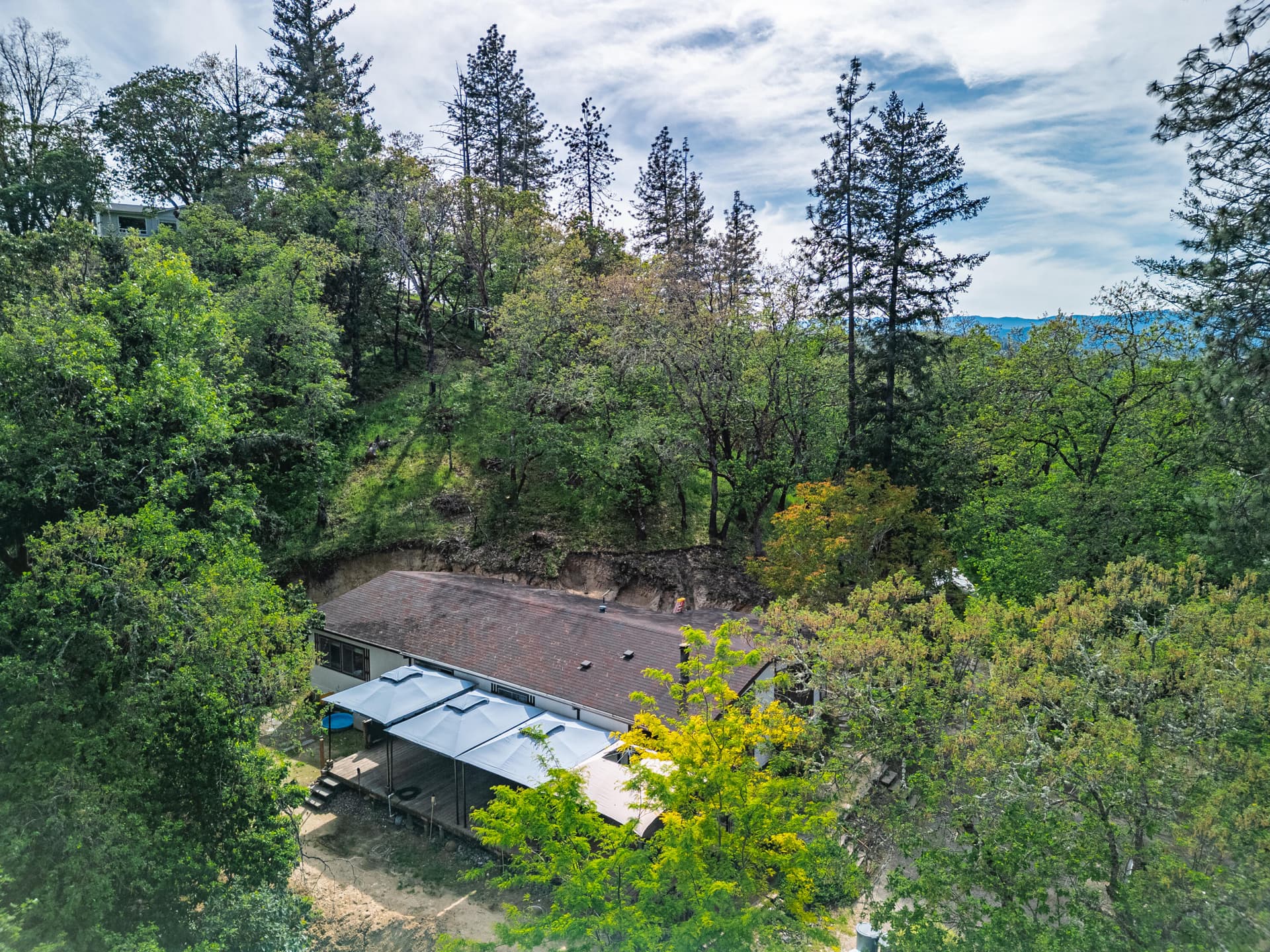 aerial deck side main. Photo 5 of 32, 767 Bailey Drive, Grants Pass, OR 97527