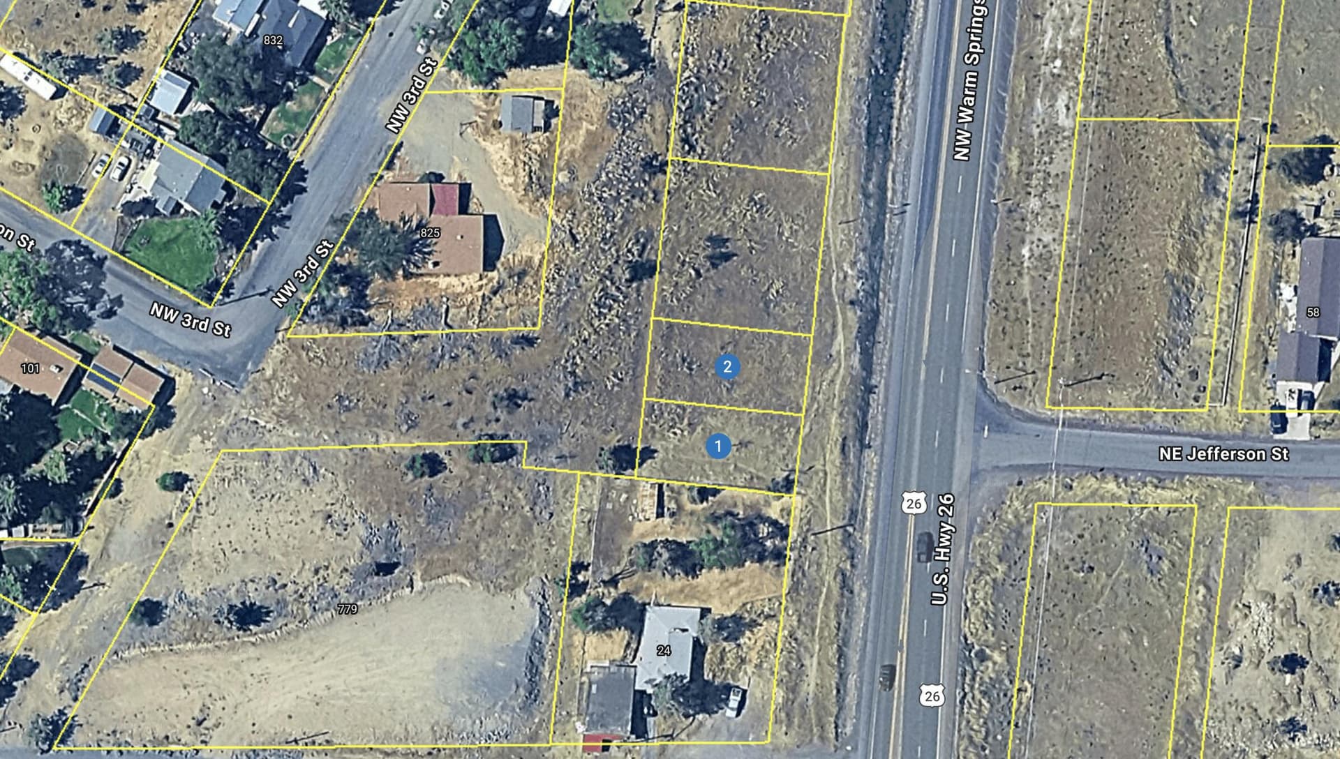 Screenshot 2026-05-06 at 8.44.21PM. Photo 3 of 3, 0 U.S. Highway 26 Unit Lot 7 & 8, Madras, OR 97741