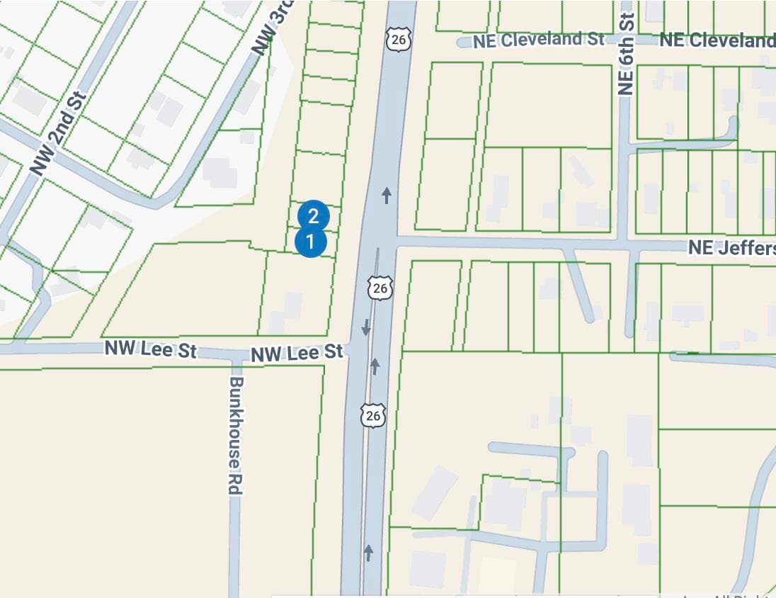 PROPERTY BOUNDARY. Photo 1 of 3, 0 U.S. Highway 26 Unit Lot 7 & 8, Madras, OR 97741