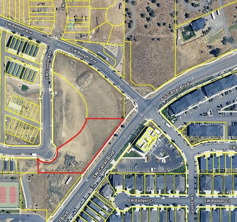 1.12 ac outlined. Photo 1 of 6, 3980 SW Badger Avenue, Redmond, OR 97756