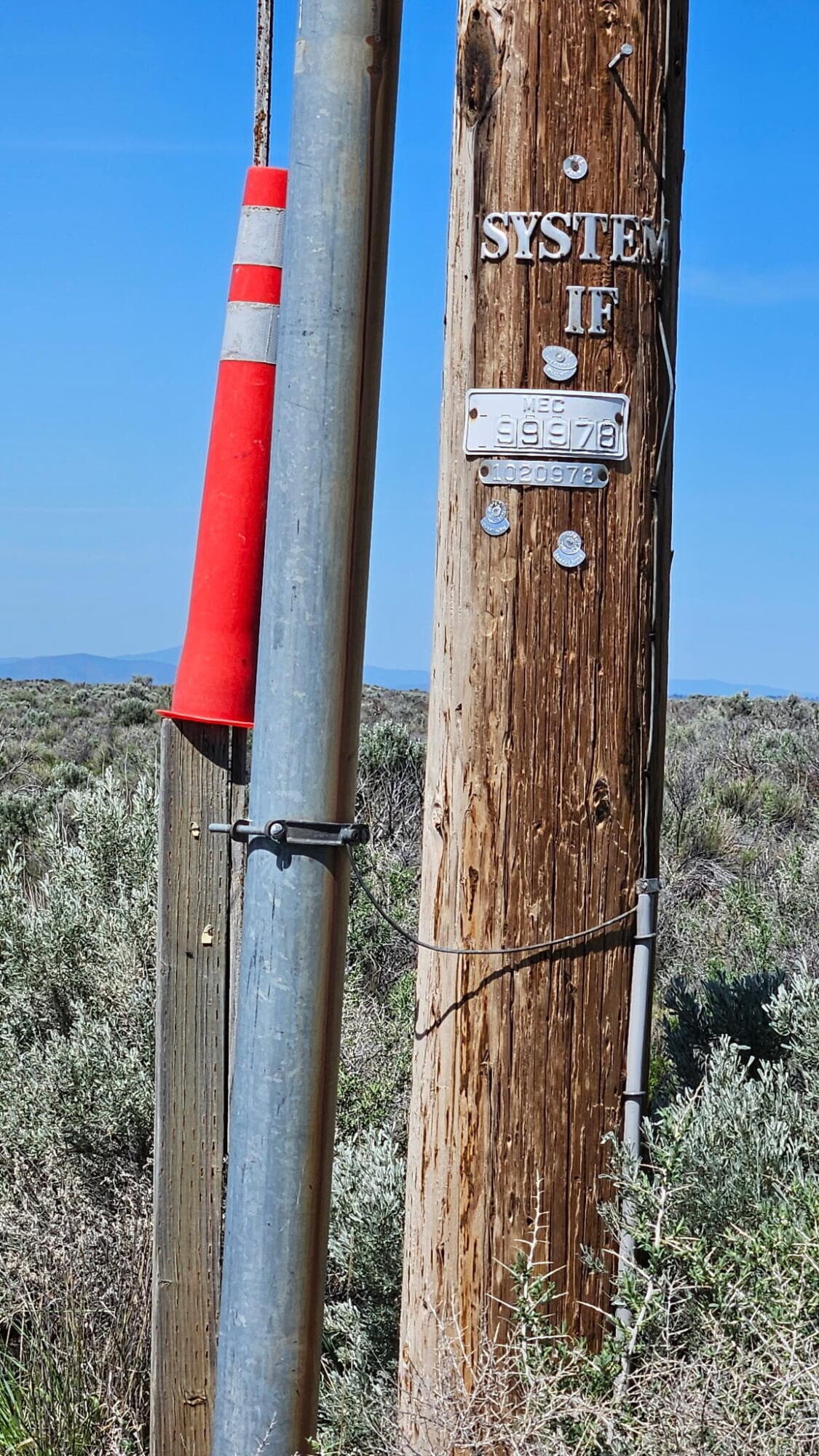 Power pole. Photo 5 of 7, Christmas Valley Highway Unit 700,701, Christmas Valley, OR 97641