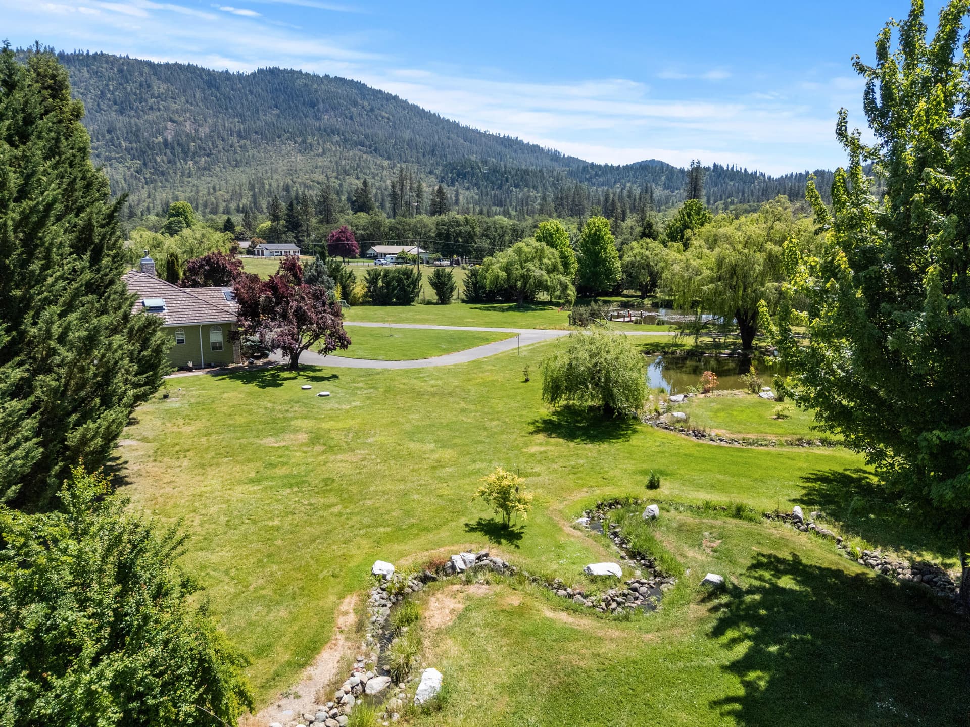 59_710 debrick way-drone-05. Photo 5 of 65, 710 Debrick Way, Grants Pass, OR 97526