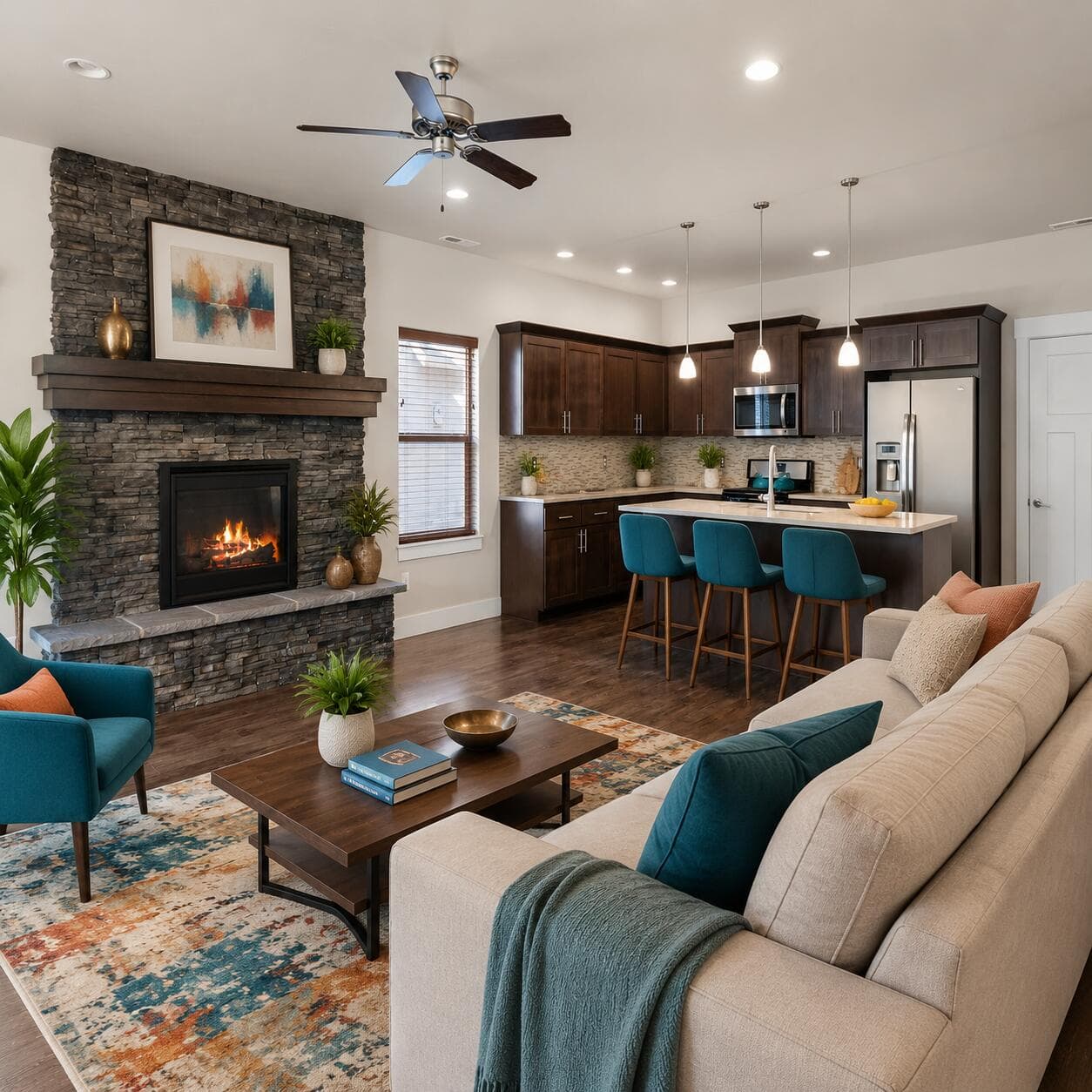 Living Room. Photo 4 of 36, 20510 SE Stanford Place, Bend, OR 97702