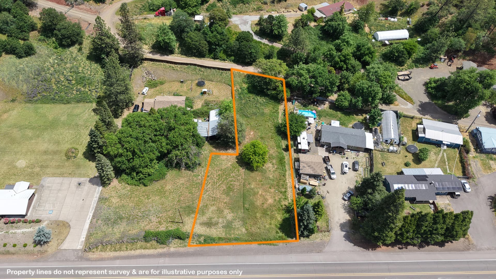 Aerial Property View. Photo 3 of 5, 20140 Highway 62, Shady Cove, OR 97539
