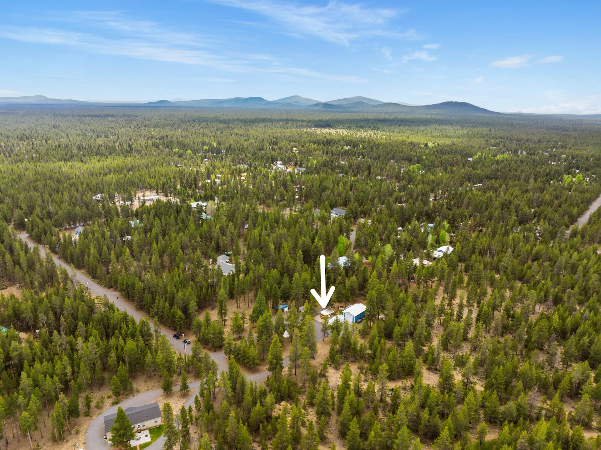04-Aerial. Photo 4 of 48, 53625 Woodchuck Drive, La Pine, OR 97739