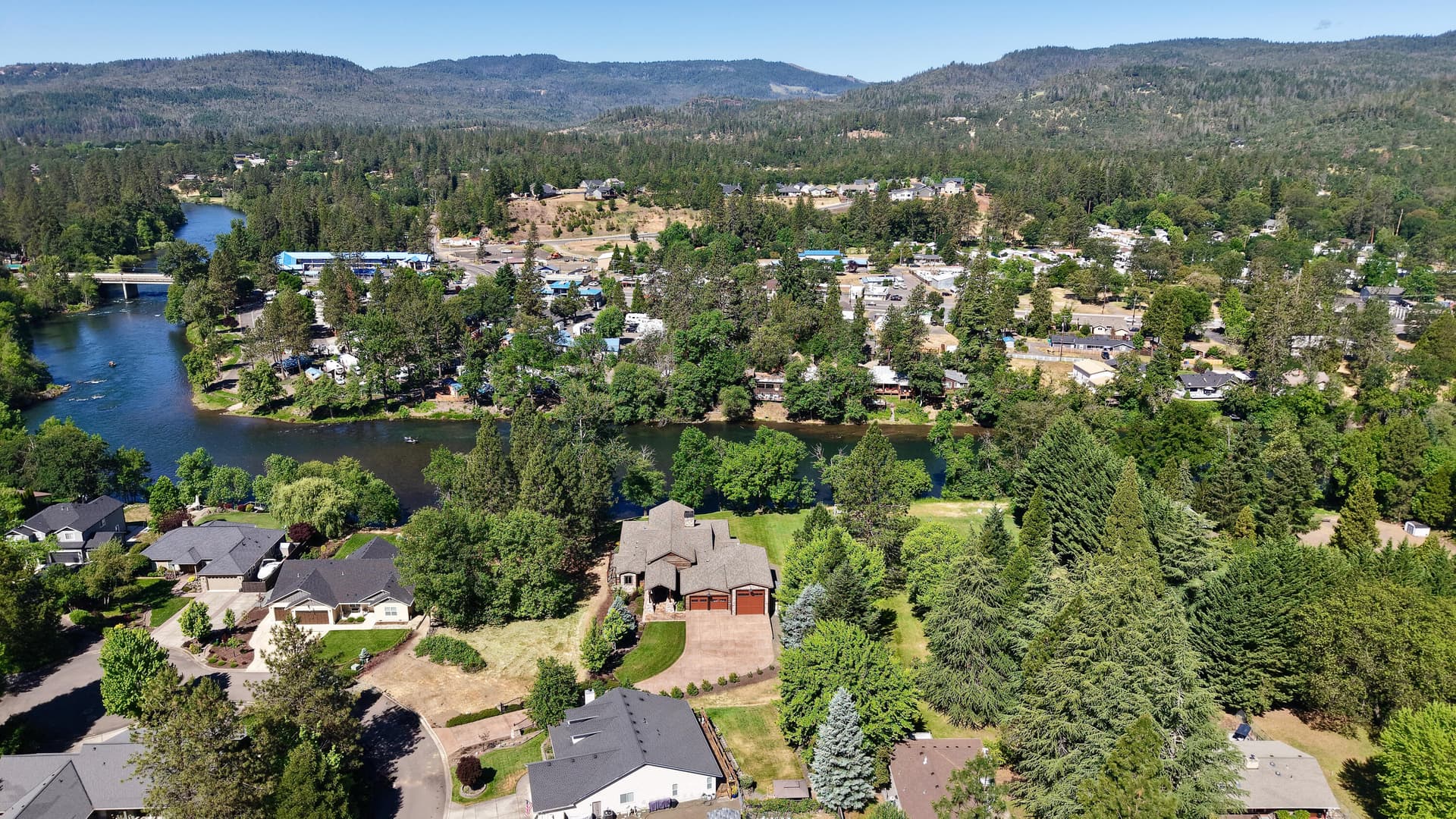 Aerial. Photo 3 of 81, 1030 Anglers Place, Shady Cove, OR 97539