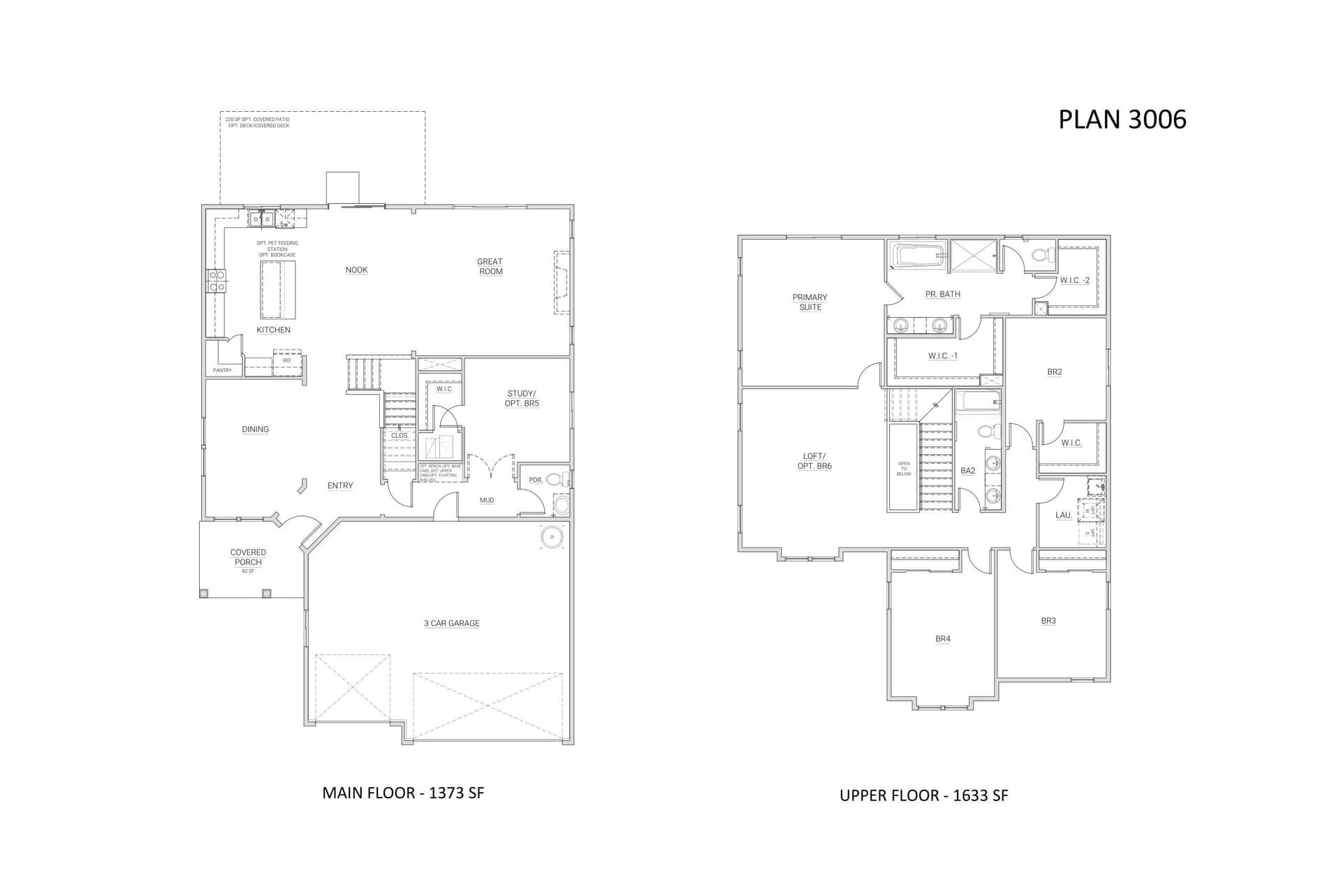 3006 Floor Plan. Photo 2 of 2, 61246 SW Grotto Place Unit Lot#62, Bend, OR 97702