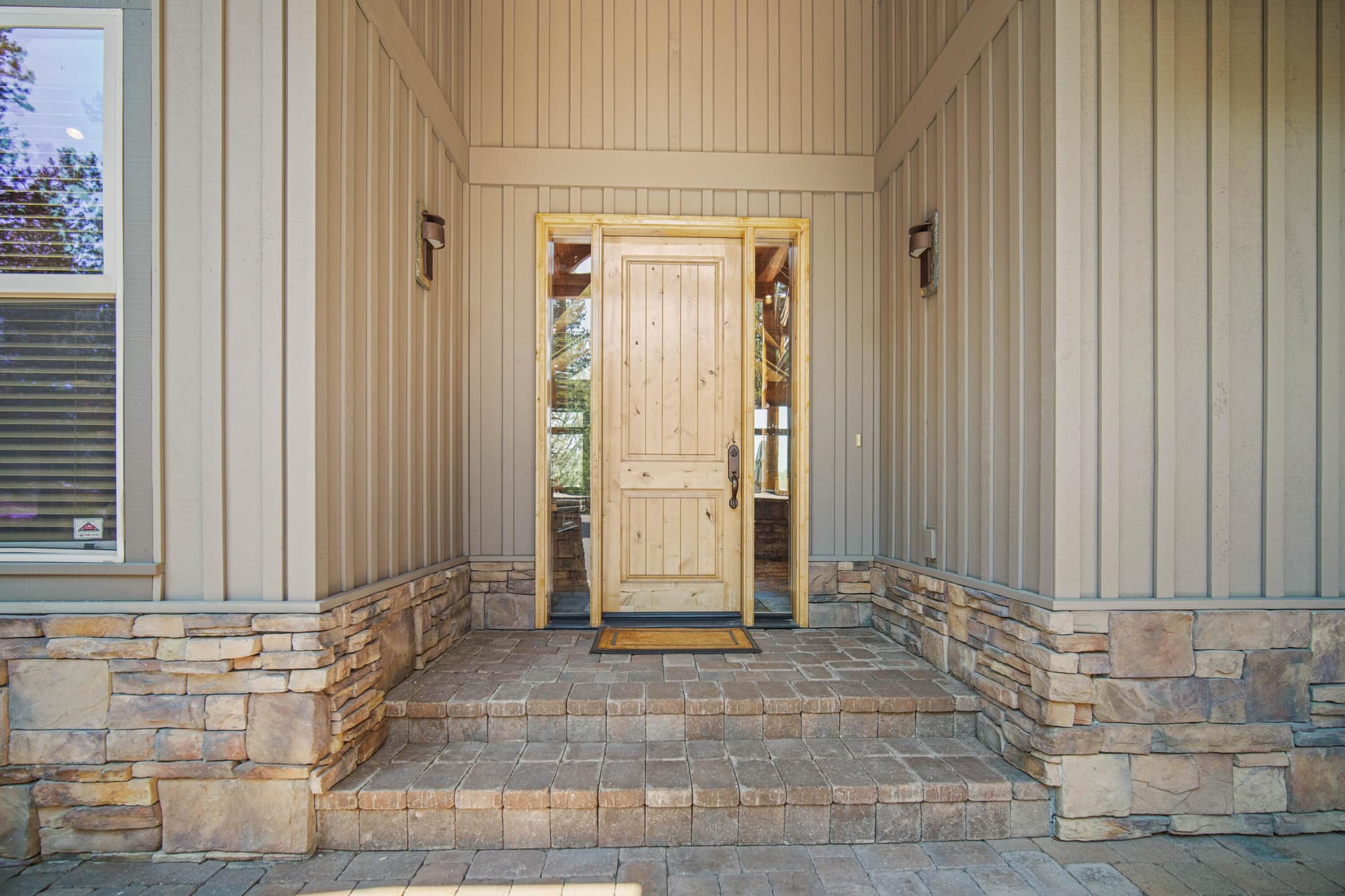 caldera-covered-front-entry. Photo 4 of 51, 56689 Dancing Rock Loop, Bend, OR 97707