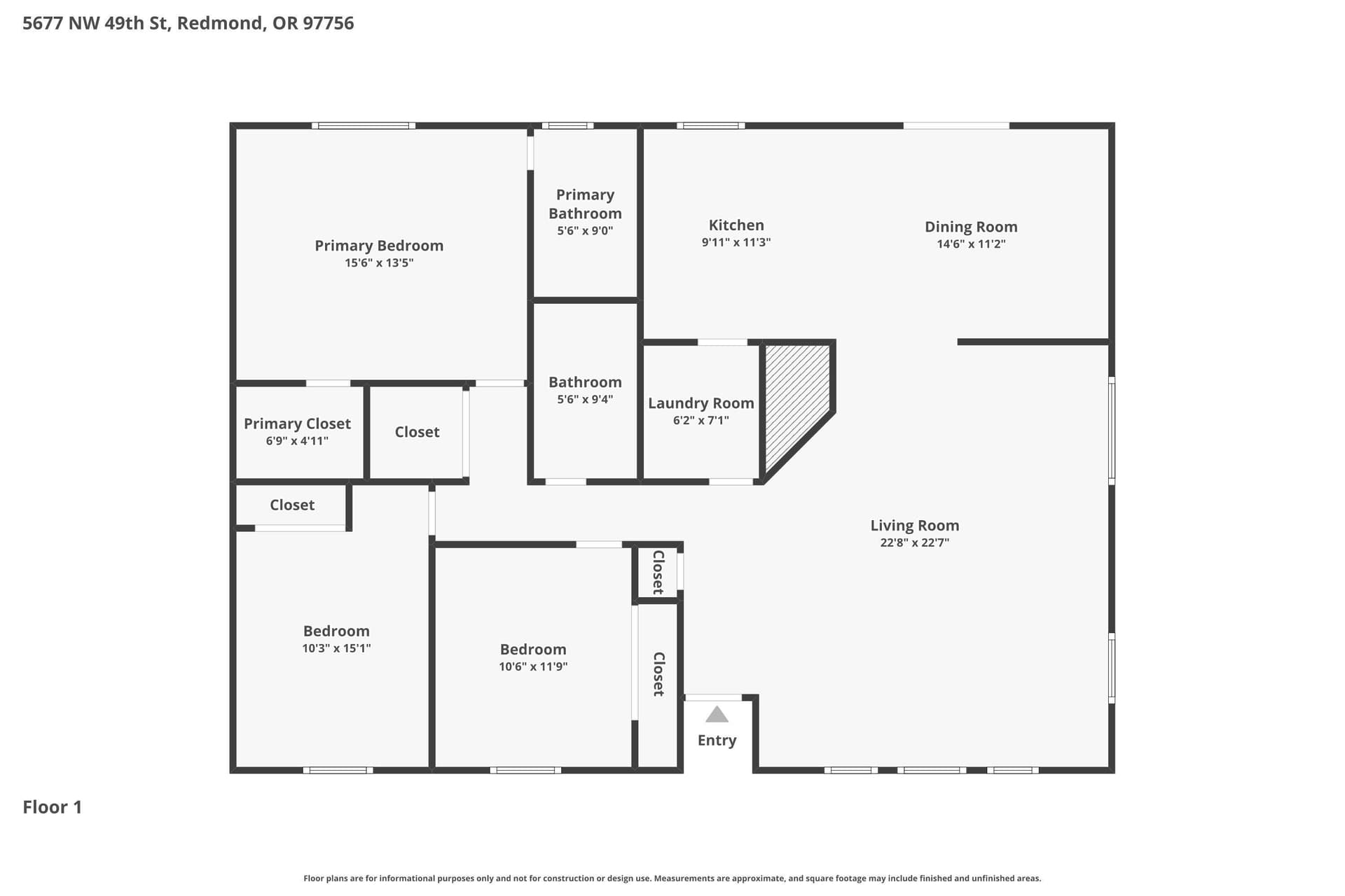 Floor-1. Photo 3 of 32, 5677 NW 49th Street, Redmond, OR 97756