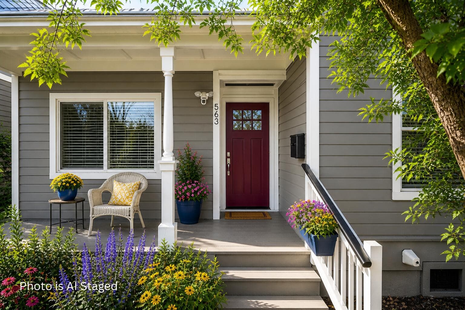 Porch. Photo 4 of 48, 563 Rock Street, Ashland, OR 97520