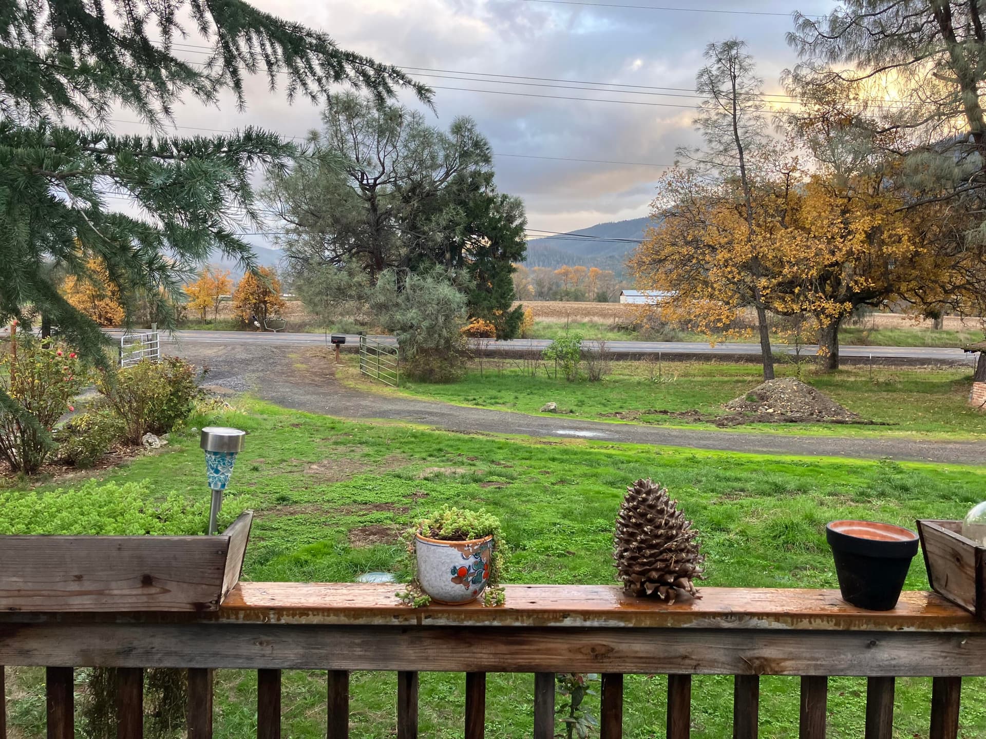 view from front deck. Photo 4 of 37, 8720 Highway 238, Jacksonville, OR 97530