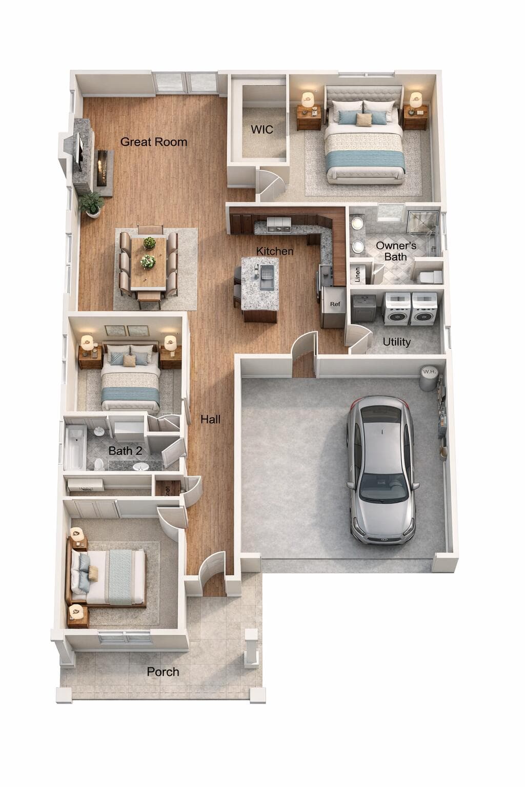 Modern suburban home interior design. Photo 3 of 14, 20591 SE Nina Avenue Unit 357, Bend, OR 97702