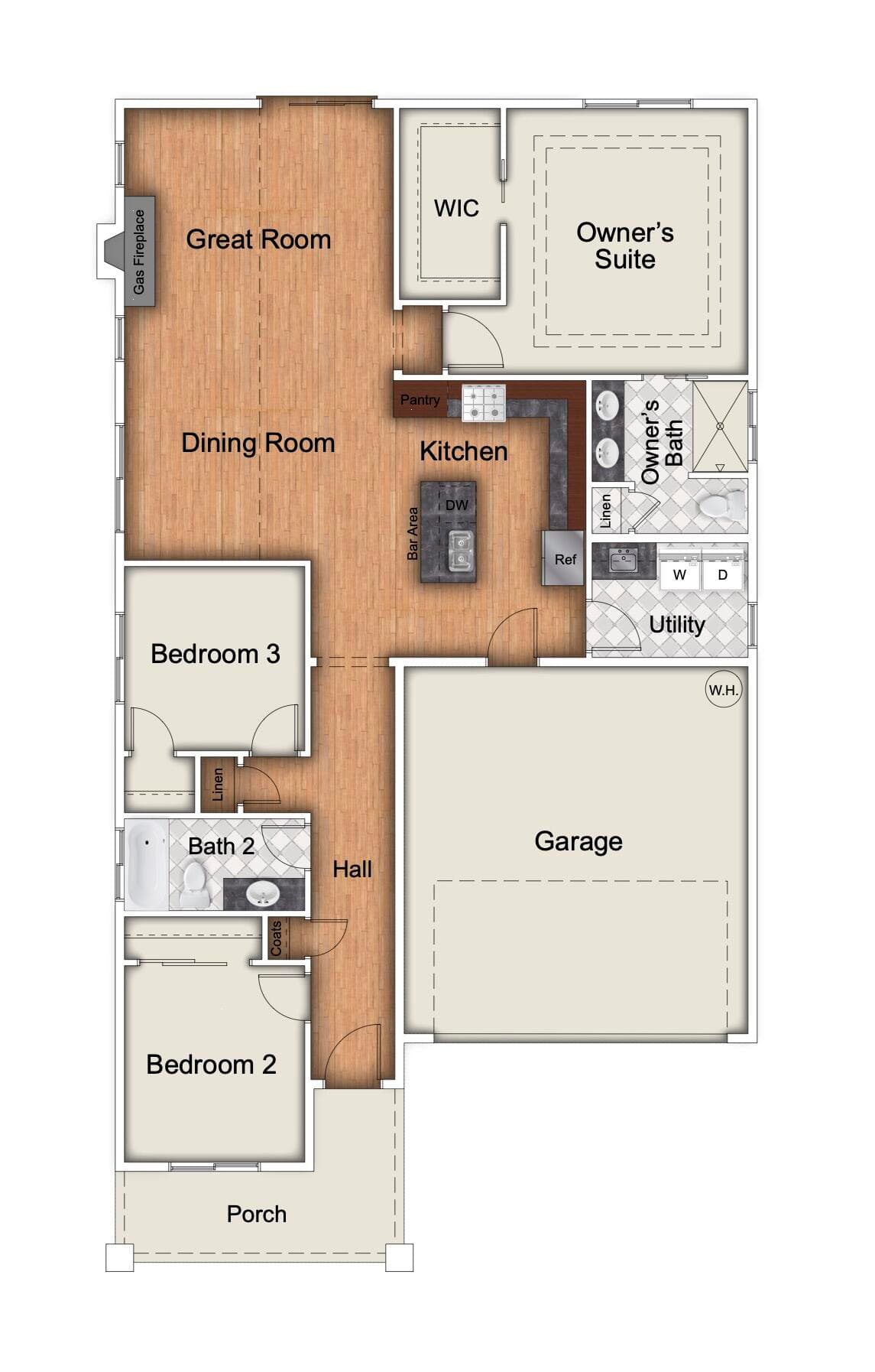 1500 AB FP copy. Photo 2 of 14, 20591 SE Nina Avenue Unit 357, Bend, OR 97702