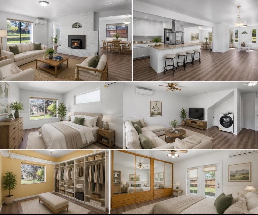 Ai staged photos. Photo 4 of 62, 1300 Daisy Lane, Grants Pass, OR 97527