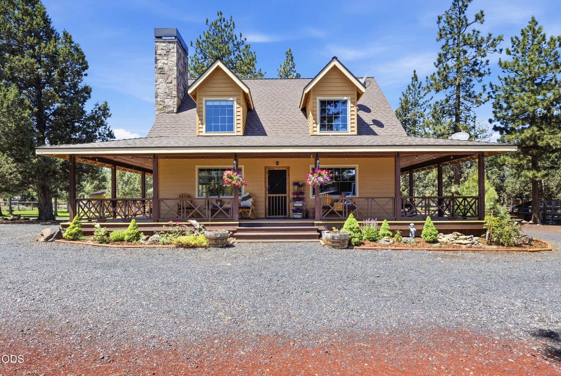 Exterior Entance. Photo 4 of 40, 16738 Pine Tree Lane, Sisters, OR 97759