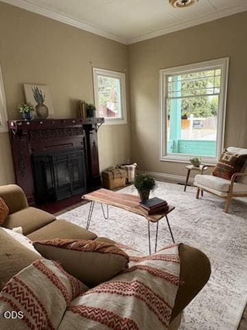 living room custom mantle. Photo 4 of 27, 219 Gilbert Avenue, Glendale, OR 97442