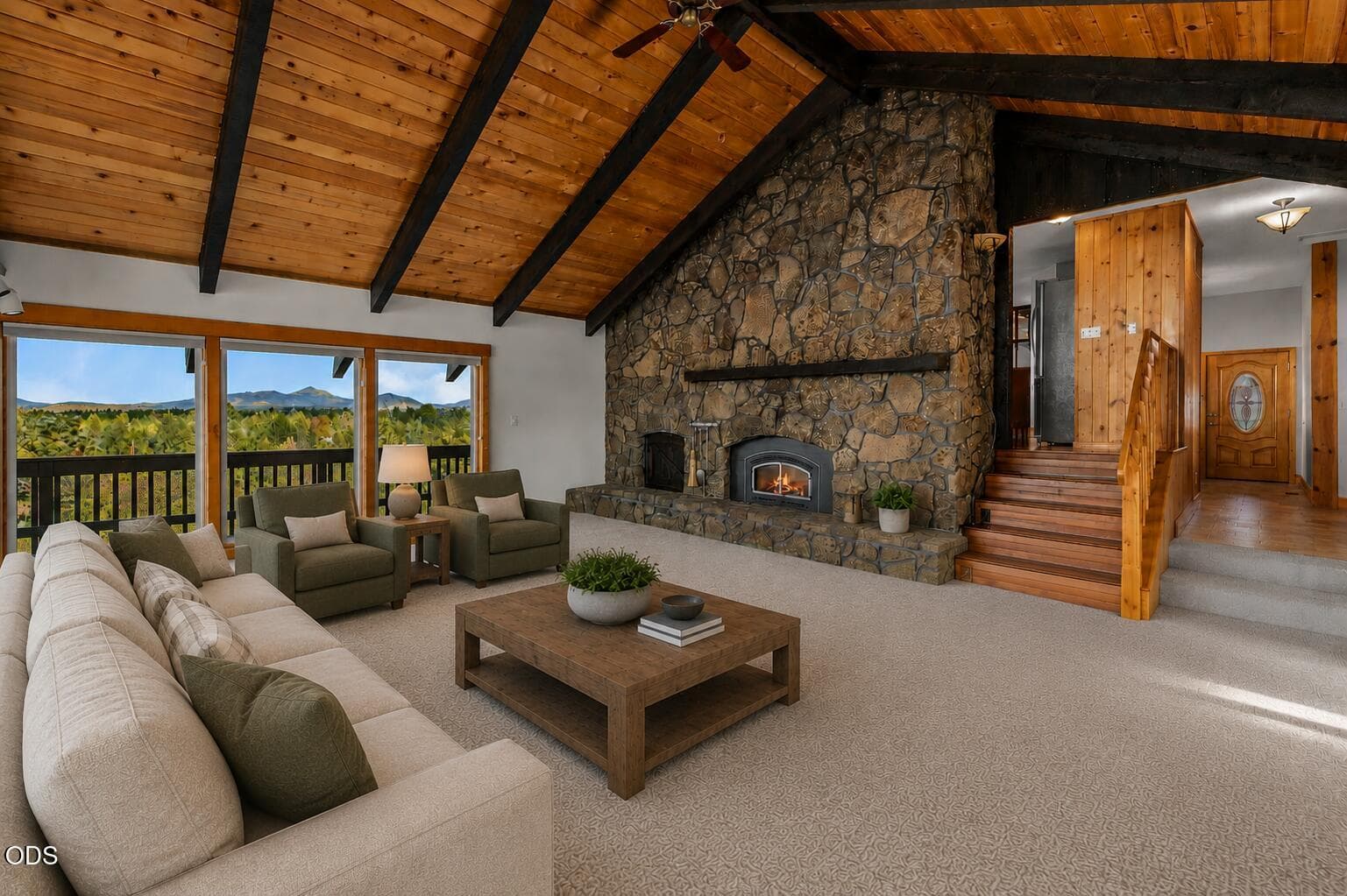 Virtual Staging Living Room. Photo 5 of 50, 5203 NW Greenwood Avenue, Redmond, OR 97756