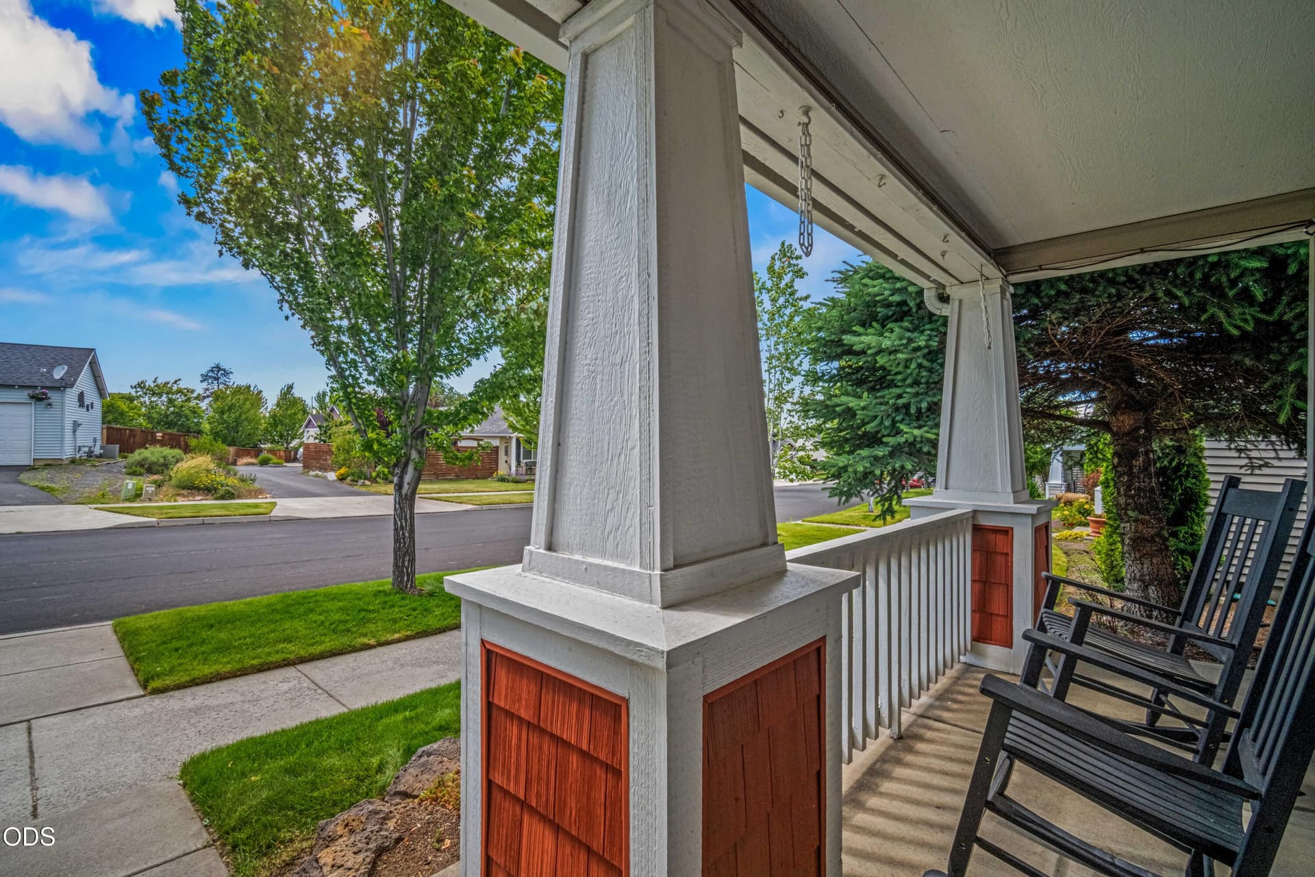 bend-front-porch-living. Photo 4 of 50, 63172 Lancaster Street, Bend, OR 97701