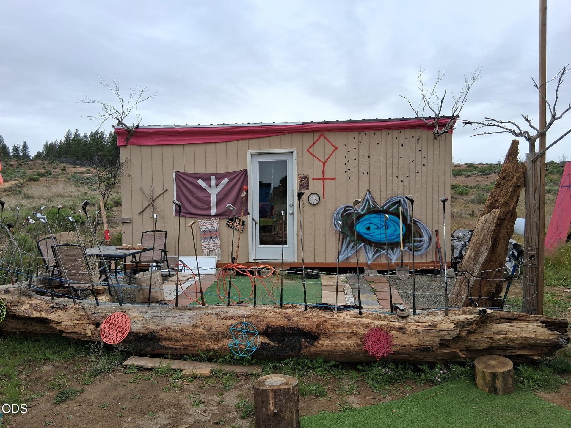 8'x20' shed/storage building. Photo 5 of 19, 24425 Pheasant Lane, Chiloquin, OR 97624