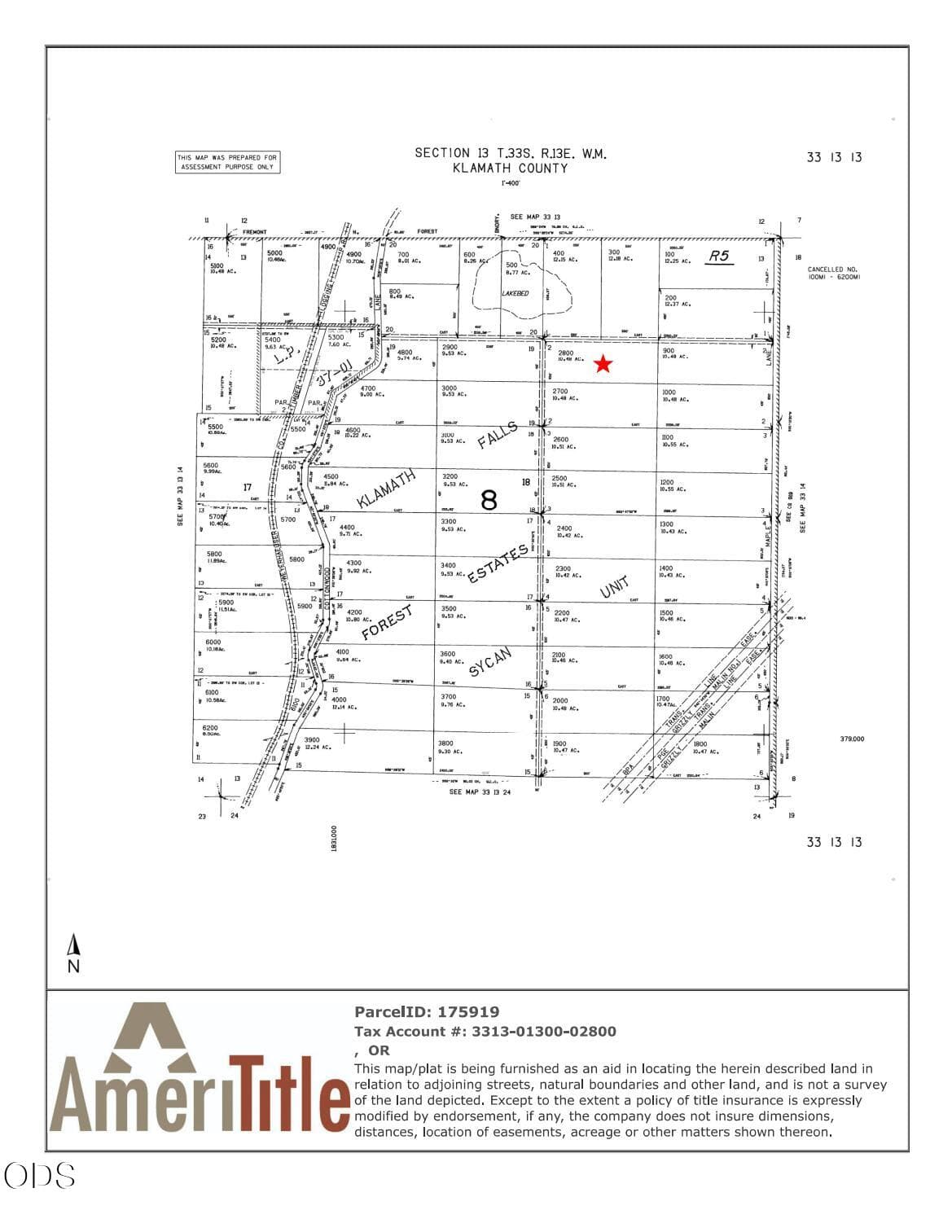 Plat Map. Photo 1 of 3, Maple Way Unit Block 18 Lot 2, Bly, OR 97622