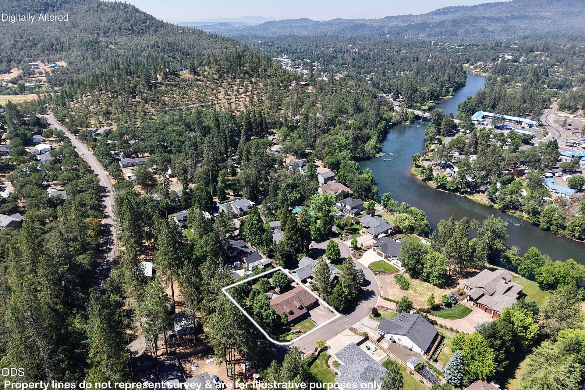 Aerial. Photo 5 of 55, 1025 Anglers Place, Shady Cove, OR 97539
